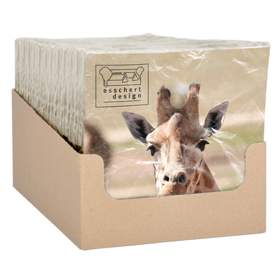 Servilletas de Papel Jirafa 33x33cm